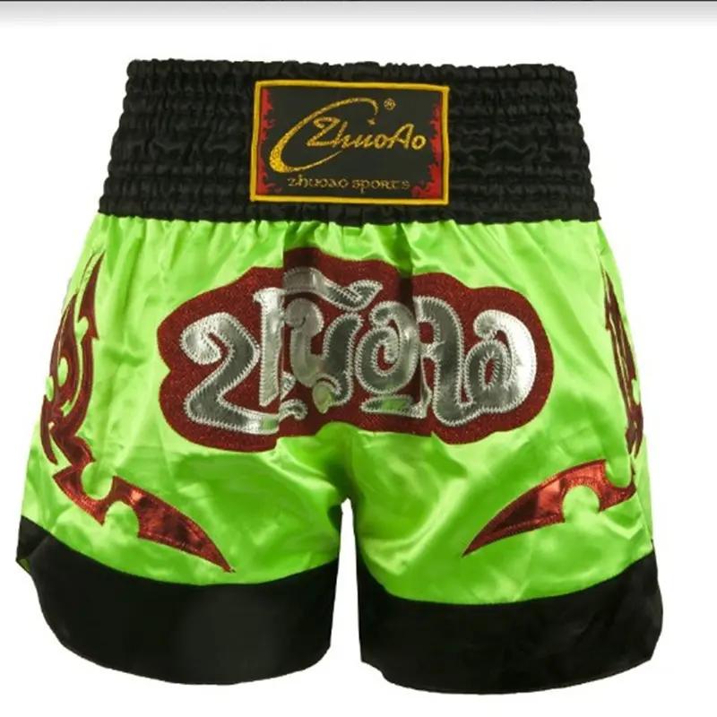 Bright green Muay Thai pants