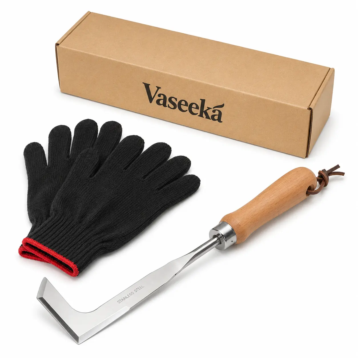 Crack Weeder Tool with Gloves, Stainless Steel Crevice Weed Remover for Patio Pavers, Driveway Cracks, Sidewalk Gaps & Garden Edges wall gap garden