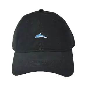 Dolphin Embroidered Deluxe Dad Hat
