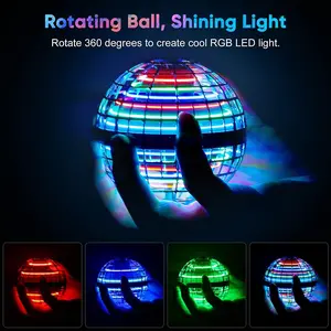 2026 Upgraded  Flying Orb Ball - Rechargeable Smart Ball, Dazzling Lights, Magic Hover Spinner, Cool Boomerang Drone, Floating Cosmic Globe, Stress Relief Fidget Toy for 6-10 Year Old Kids Gifts : Toys & Games, Stress Relief Fidget Toys Gravity Ball