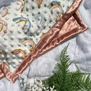 Rainbow Silky Baby Blanket