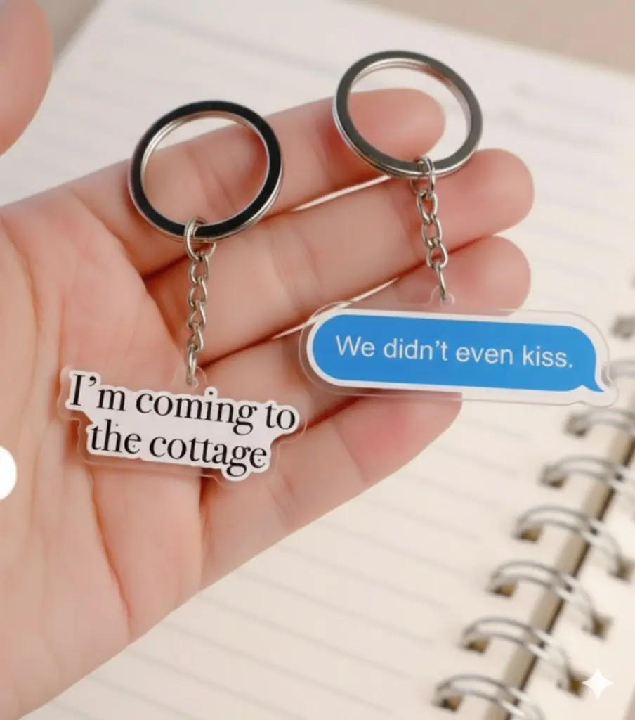 We Didn't Even Kiss Keychains, I'm Coming To The Cottage Keychains, Heated Rivalry & Hollanov Inspired Keychain, Team Rozano Keychain