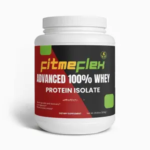 Fitmeflex Advanced 100% Whey Protein Isolate Chocolate 29.6oz High-Quality Protein for Muscle Growth and Recovery