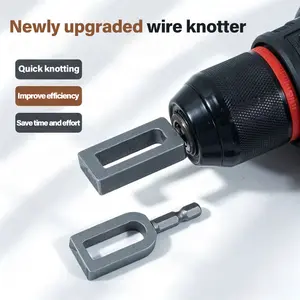 Multifunctional Wire Twister-Knotter, Sizes #9 & #11, Winding Tool with Twisting Sleeve for Large-Diameter Wire Applications