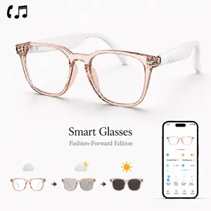 smart translation glasses Smart Glasses AI Smart Glasses with Auto-Adjusting Polarized & Blue Light Blocking Lenses, Built-in Mic & Speaker for Music/Calls