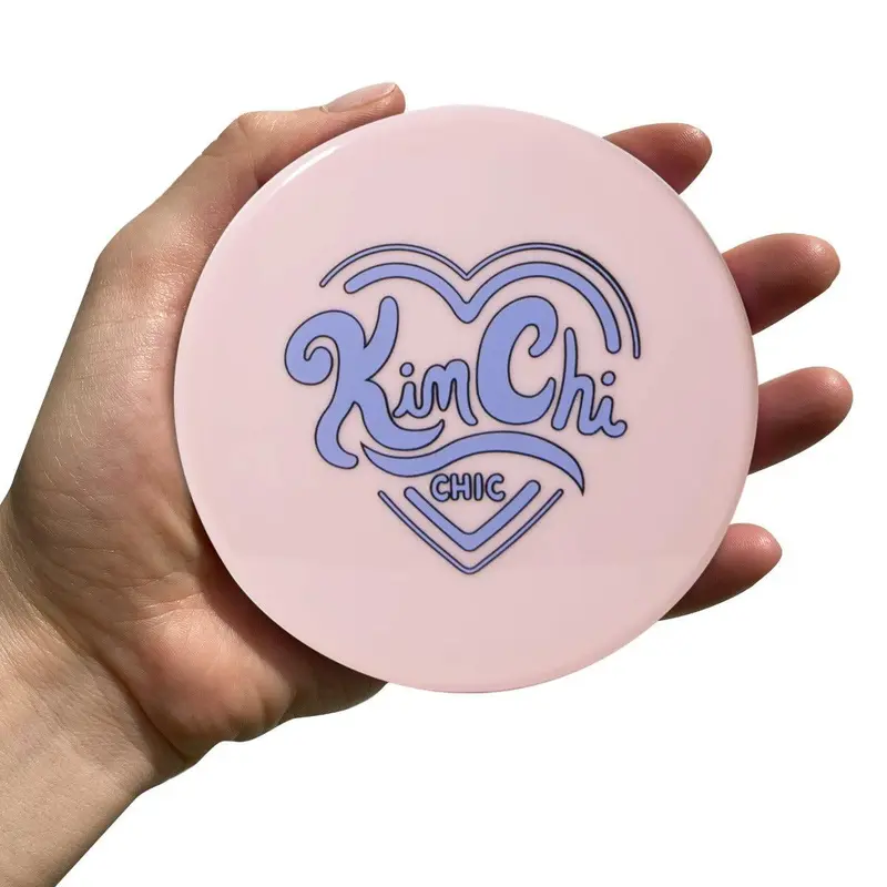 KimChi Chic Beauty Round Compact Mirror - 1X & 10X Magnification