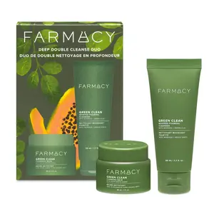 Farmacy Beauty Deep Double Cleanse Duo - Facial Cleanser for Deep Cleansing and Hydration, Facial Cleansing, Balm