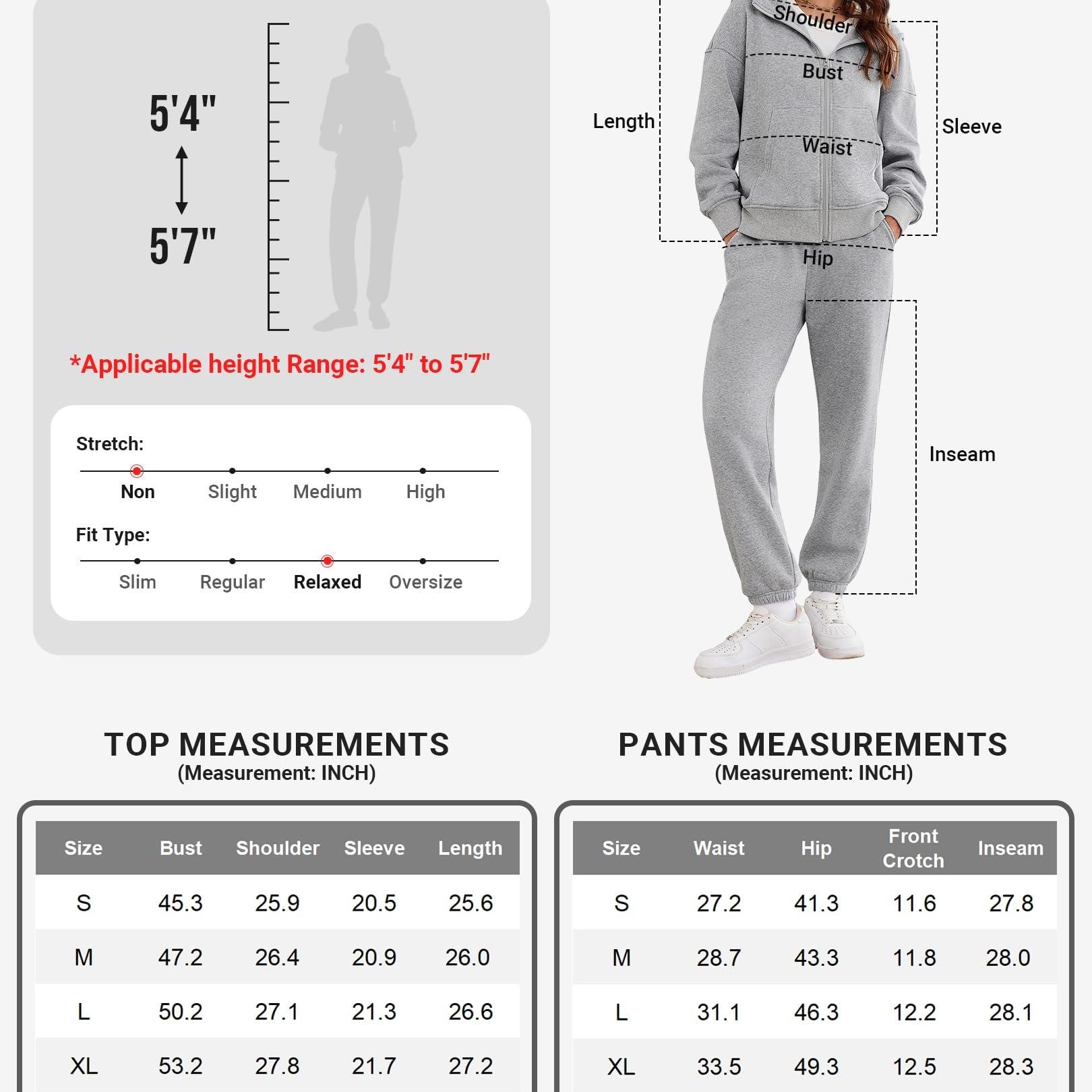 PINSPARK 2 Piece Sets for Women Fleece Sweatsuits Zip Up Hoodie Sweatshirts Drawstring Jogger Sweatpants With Pockets 2024 sportswear
