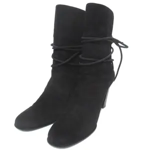 Pre-owned HERMÈS Suede calfskin Small Leather Goods Hermes Suede Leather Short Boots