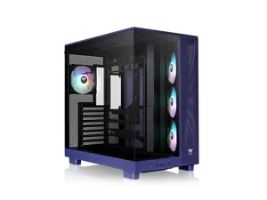 Thermaltake View 380 XL TG ARGB; 4x120mm ARGB Lite Fans Included; 360mm Radiator Support; 420mm GPU Clearance; Hidden Connector Support; Dual Chamber; Future Dusk; CA-11E-00MNWN-00