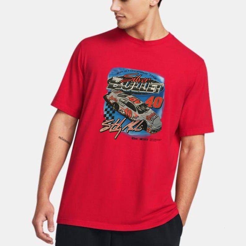 Sterling Marlin Retro NASCAR 2001 Coors Chase Inspired Graphic T-Shirt, Vintage Racing Fan Tee Unisex