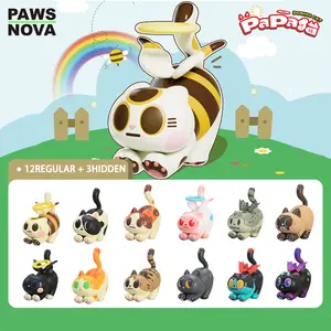 PAWSNOVA Trouble Crew Doshii Cat Blind Box Toy – Collectible Figures for Home Decor or Gift