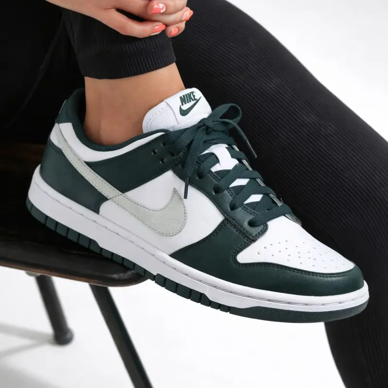 Nike Dunk Low Seaweed Metallic IO7450-364 Women's Fashion Sneaker New