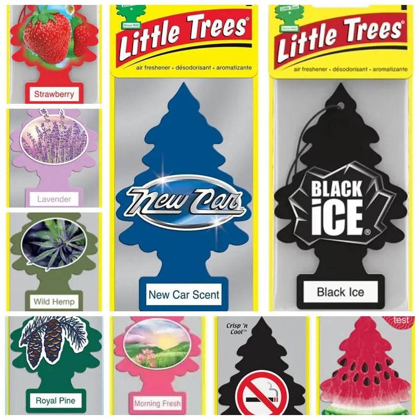 LITTLE TREES Car Air Freshener | Hanging Tree Provides Long Lasting Scent for Auto and Home | 6 Air Fresheners |Supernova