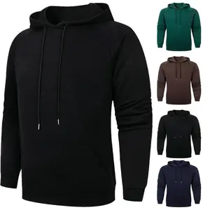 Men's Fall Hooded Sweatshirt Pullover Beige Warm Top with Comfortable Long Sleeves and Personalized Pockets Menswear Casual Formal Kangaroo Multicolor Polyester Blacknavybrown