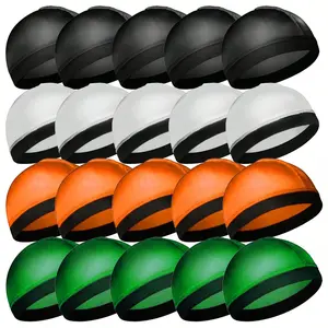 Pack of 20, Silky Headgear, Silky Breathable Bottom Headgear, Elastic Edge Elastic Round Cap