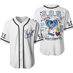 $-za Good Day Baseball Jersey, $-zaSinger Shirt For Fan Music Concert Shirt, $-za Merch, $-za Short Sleeve Baseball, Uniform For Women Men, Baseball Uniform Jersey, Game Day Outfit, Unifor Baseball Team, Softball Game Day Shirt, jersey lover