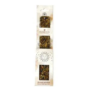 Incense Ash Catcher - Tiger's Eye, 11 Inch