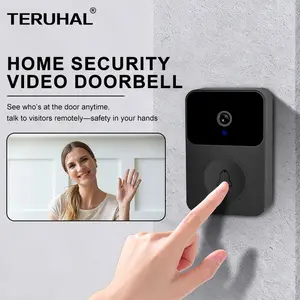 Smart Video Doorbell Camera, Wireless, Long-Lasting Battery, HD Night Vision, Motion Alerts, 2-Way Talk, Compatible with Alexa,Easy install