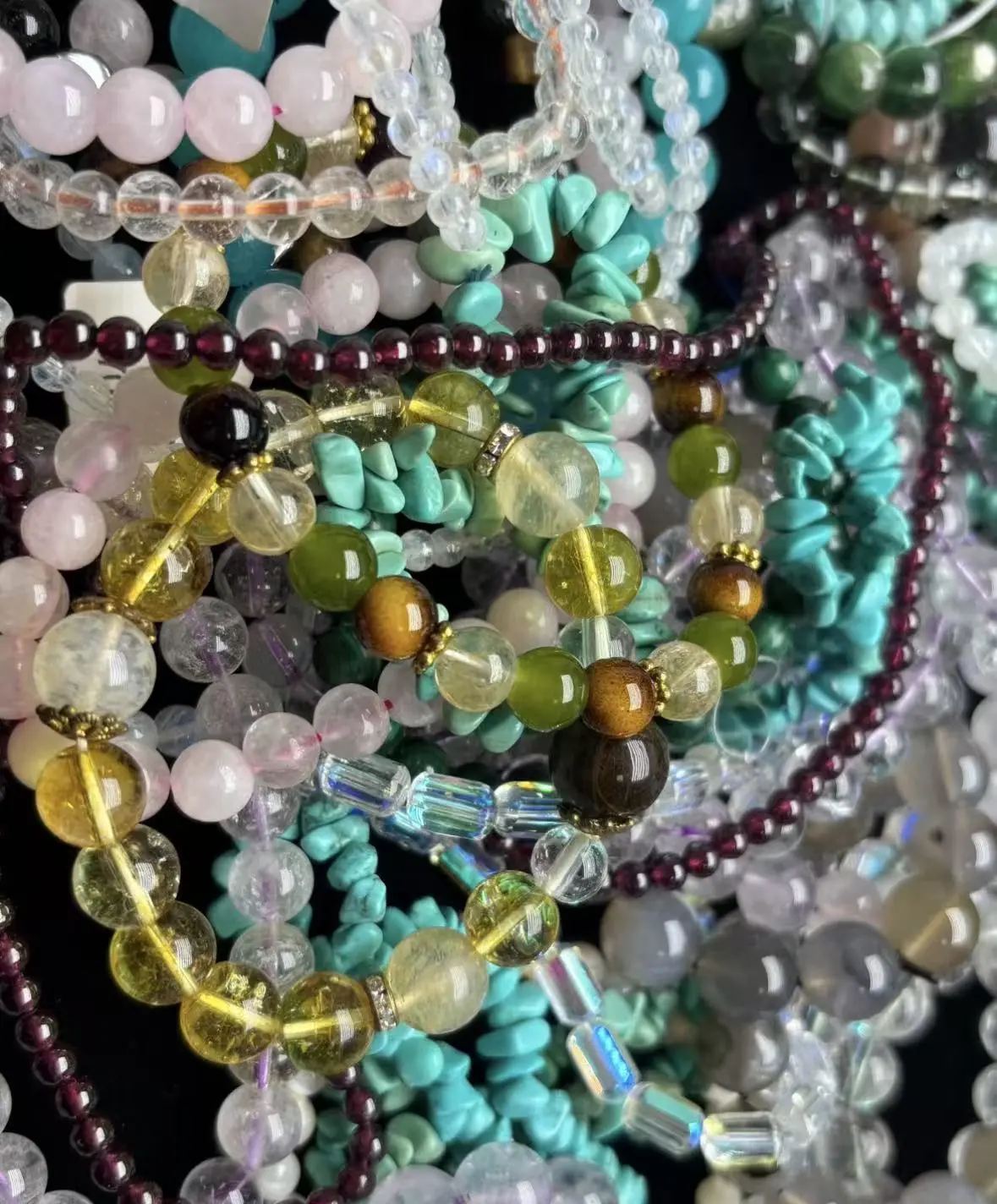 Bianca -crystal bracelets mixed bundle picked on live DIY