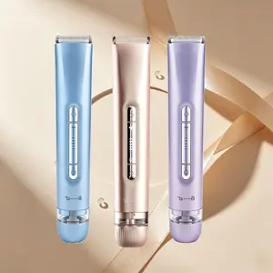 Electric Razor for Full Body Hair Removal, Dual-Head Design Pain-Free Shaver, Unisex Private Area Depilator, Washable Electric Trimmer