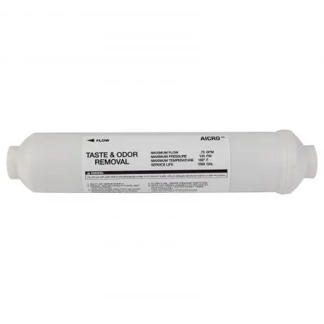 Watts (AIC RO) 10"x2" Inline Post Granular Activated Carbon Filter