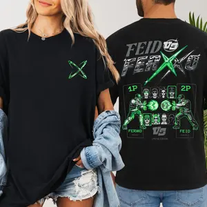 Fe!d Vs FeRxx0 Shirt USA Tour, Fe!d Ferxx0 Graphic Tee, Latin Music Fan Gift, Concert Outfit,  FALX0 Tour 2026, Gift For Fans, Full Size, Full Color.