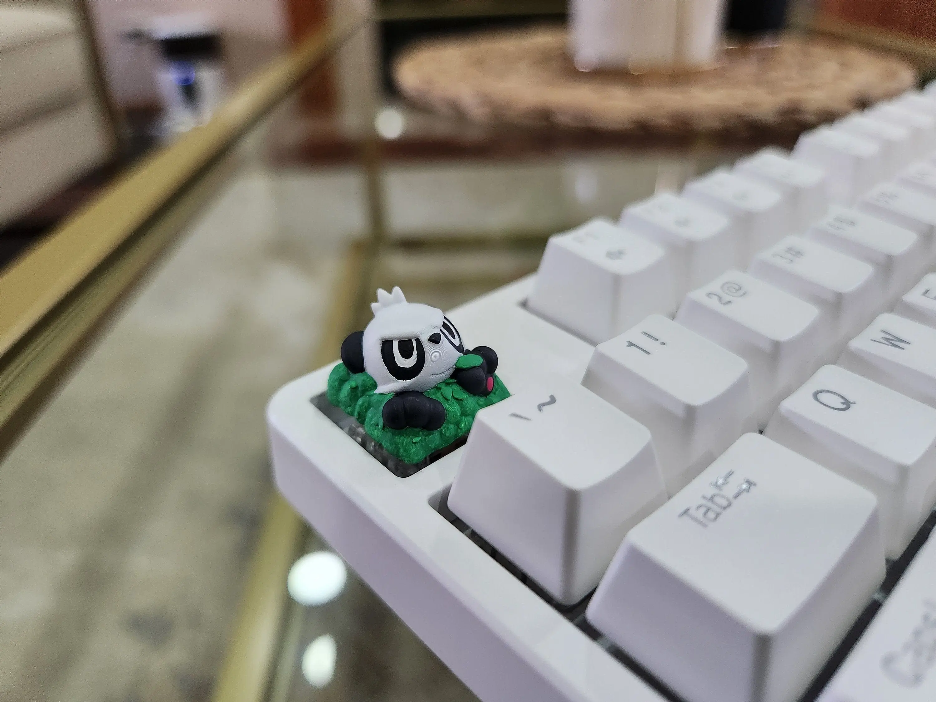Panda Fighter Keycap
