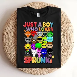 Sprunki All type of new Sprunki 2025 shirt, Sprunki 2025 Gamer Shirt, Video Games Gift, Gaming Tee, Gaming Sprunki Shirt, Kids Gamer Apparel