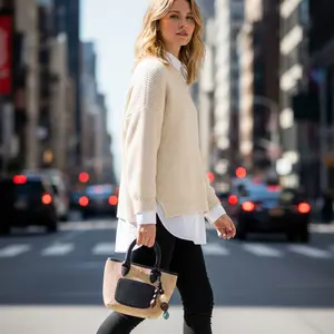 Carey Raffia Tote