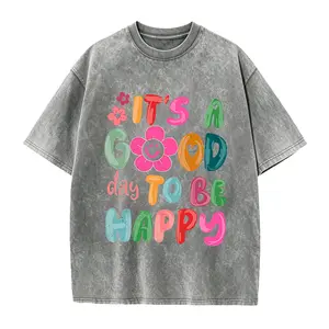 It's a Good Day To Be Happy T-Shirt, Retro Boho Hippie Shirt, Mental Health Shirt, Positive Inspiration Tee, Aesthetic Tee