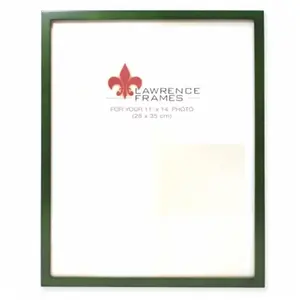 Lawrence Frames  Wood Picture Frame Gallery - Green, 0.79 in.