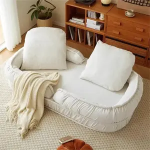 Nordic Style Foldable Lazy Single Recliner Sofa Bed