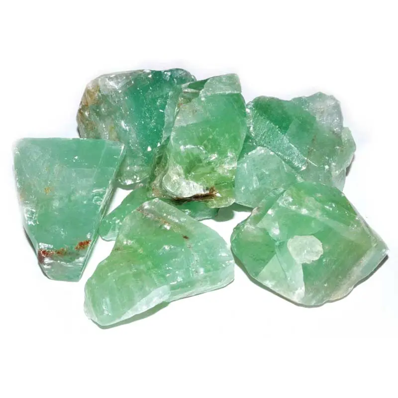 Green Calcite Raw Stones 1 lb — Heart Chakra &amp; Abundance Crystal
