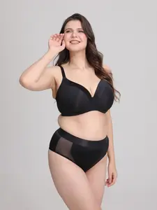 Supportive Plus Size Bra with Underwire – Smooth Back, No Spill, Everyday Comfort