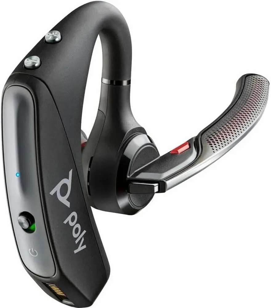 Poly Voyager 5200 Bluetooth Headset | Noise Canceling Mic | Wireless Business Headset