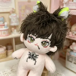 20cm Cotton Doll Celebrity Gift, Super Cute Plush Toy with Hair, Ideal for Collectors and Fans, Perfect Present for Any Occasion