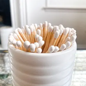 Bulk 3" Ivory White Matches QTY: 100 to 10,000 | Colored Matches | Candle Matches | Long Matches | Wooden Matches | Safety Matches