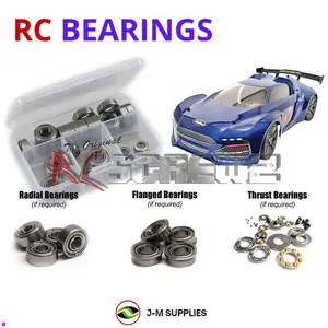 RCScrewZ Metal Shielded Bearing Kit ofn090b for Ofna/HoBao VTE 1/8 Electric GT On-Road | SET