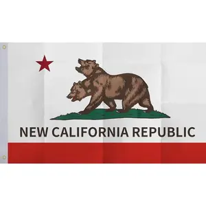 New,2026 3X5 Ft New California Republic Flag Outdoor Indoor,Fallout Ncr Flags For House Home College Dorm Brass Grommet Banners Wall Decor Tapestry