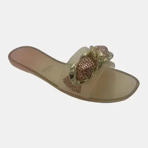 GND Women's Waterproof Jelly Rubber Open-Toe Slip-On Shoe - Comfortable Summer Casual Beach Footwear