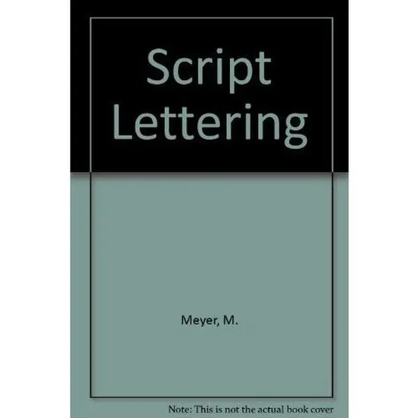 USED Book - Script Lettering by M. Meijer (Paperback) - english