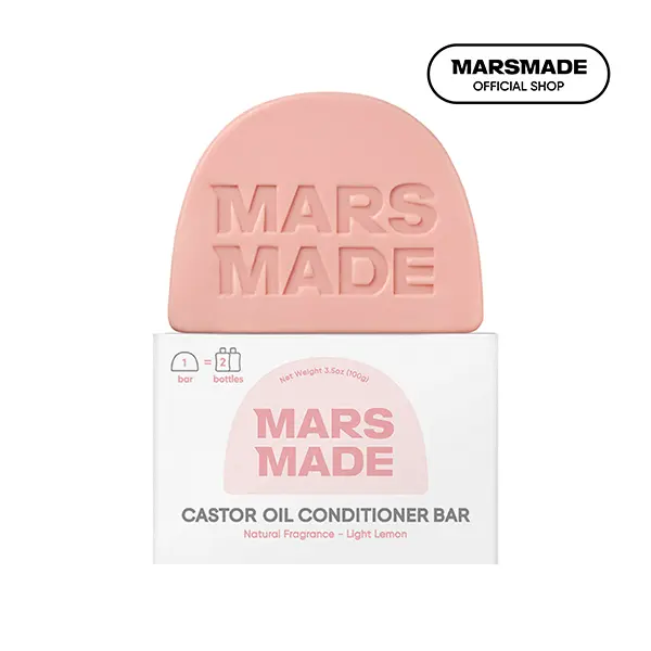MARSMADE Conditioner Bar - Official Product Nourishing & Soothing Natural Deep Conditioner for All Hair Types - Hair Moisturizing, Cleansing Solid Soap Bar - Zero Waste, No Animal Trials 3.5 oz Haircare
