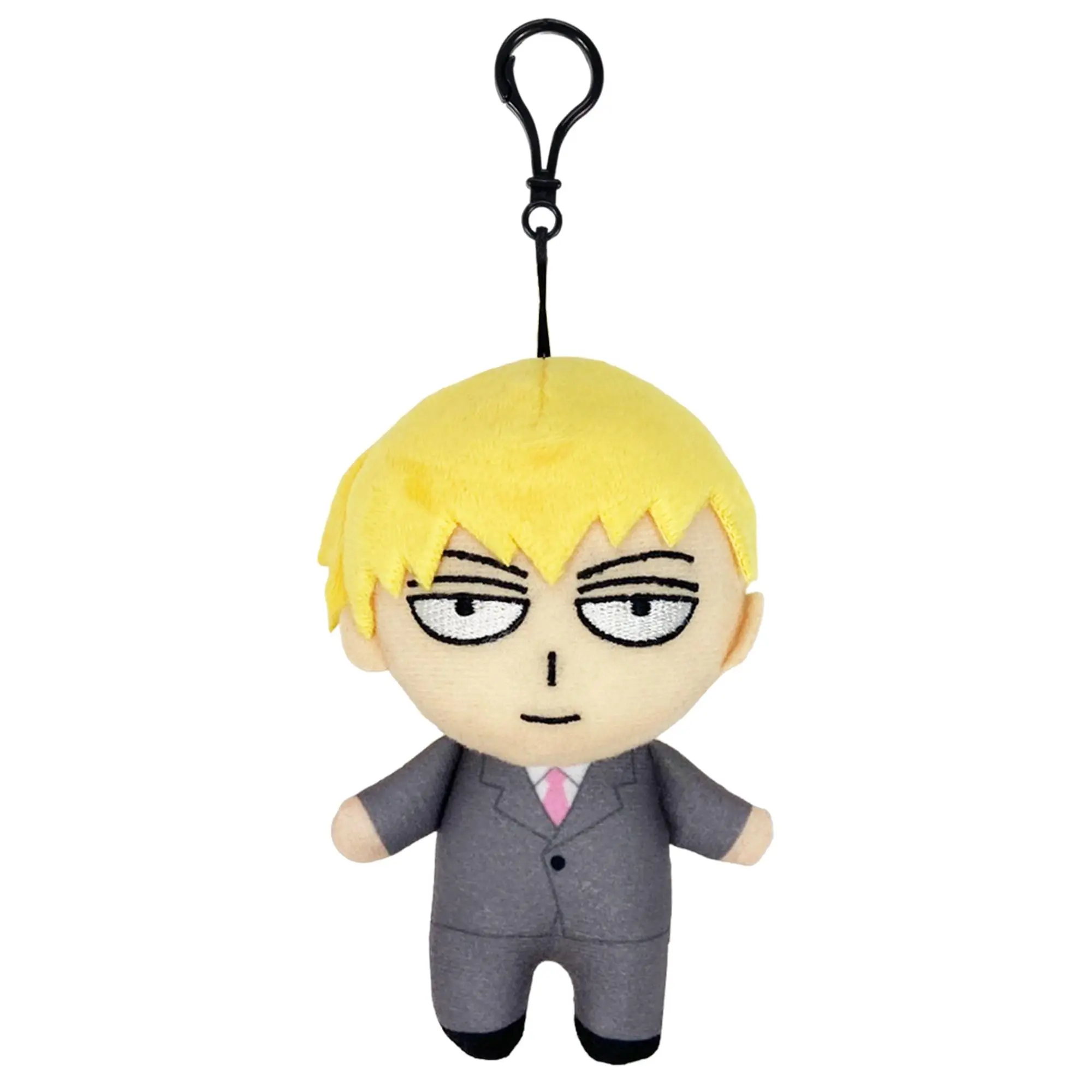 Mob Psycho 100 - Arataka Reigen Mini Plush w/ Hook Clip 4.5"H