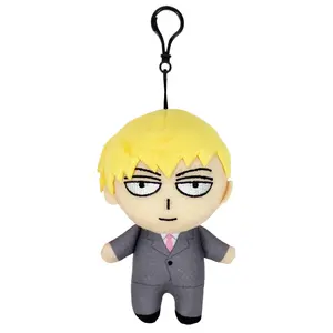 Mob Psycho 100 - Arataka Reigen Mini Plush w/ Hook Clip 4.5"H