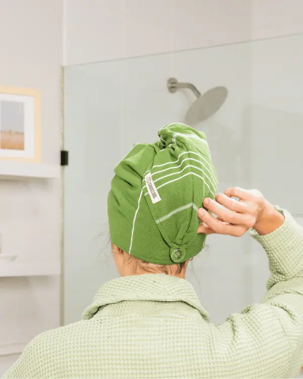 Classic Hair Towel - Green