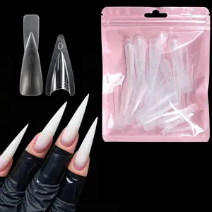 Sandwich Dual Nail Form 15size 60pcs Stiletto Nail Forms Extension nail Top&Bottom Form for Professional Salon Use