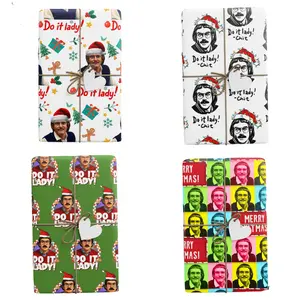 Do It Lady Wrapping Papper, Retro Chit Lady Wrapping Papper, Funny Humor Pappers, Motivational Gift, Humorous Saying Wrapping Gift
