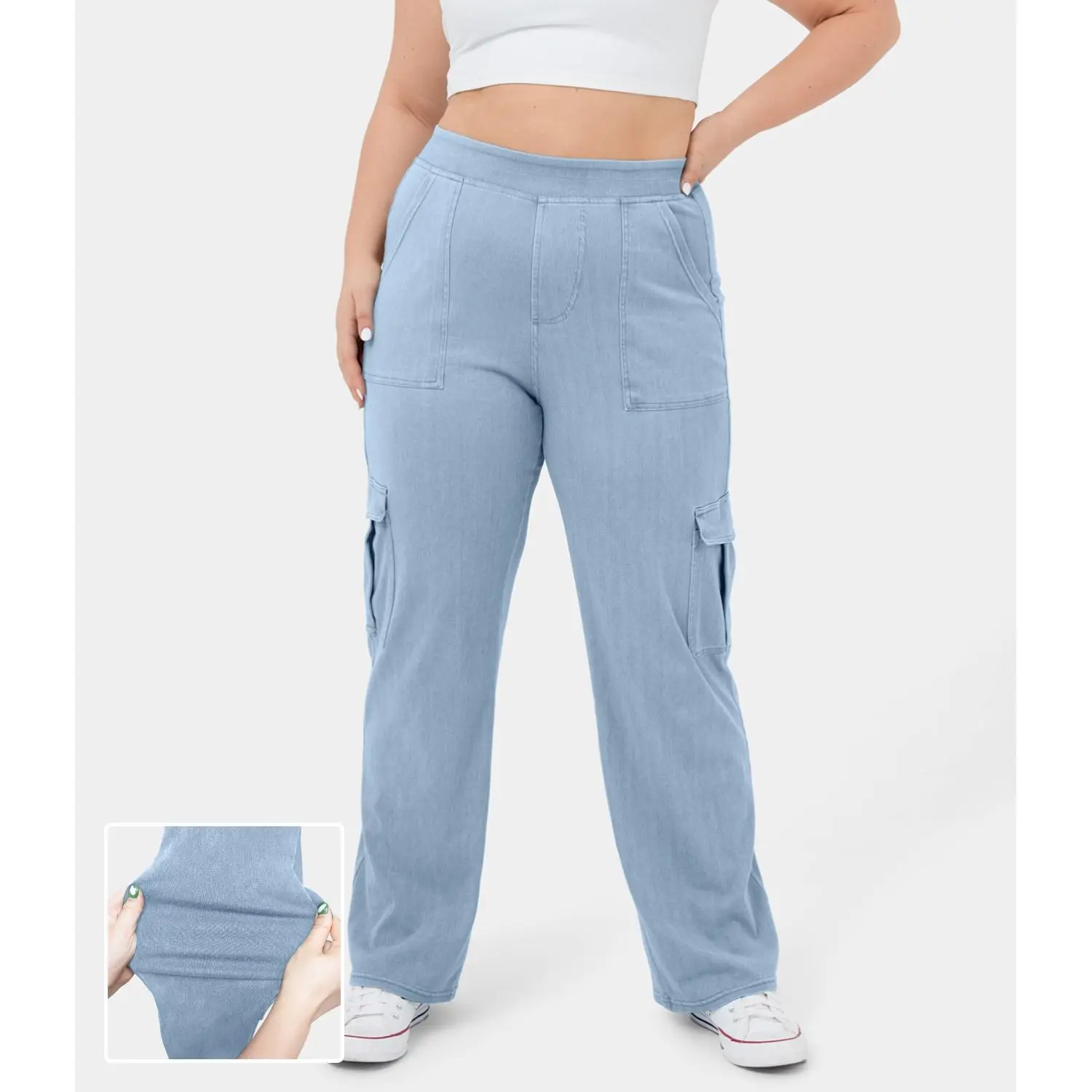 Washed Denim Light Blue