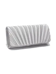 Elegant Women's Satin Clutch Bag with Chain Strap, Fashion Evening Handbag for Weddings Parties Birthdays Valentine's Day Mother's Day